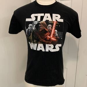 Star Wars Black  Short Sleeve T-Shirt Size Medium